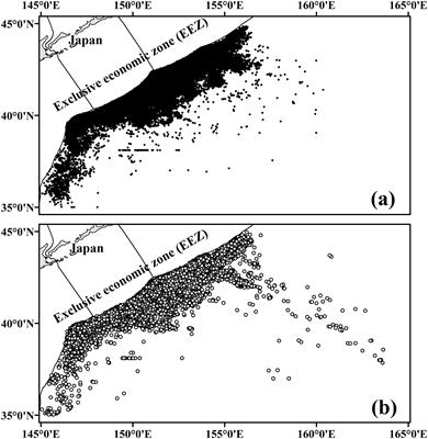 A new modeling strategy for the predictive model of chub mackerel (Scomber japonicus) central fishing grounds in the Northwest Pacific Ocean based on machine learning and operational characteristics of the light fishing vessels